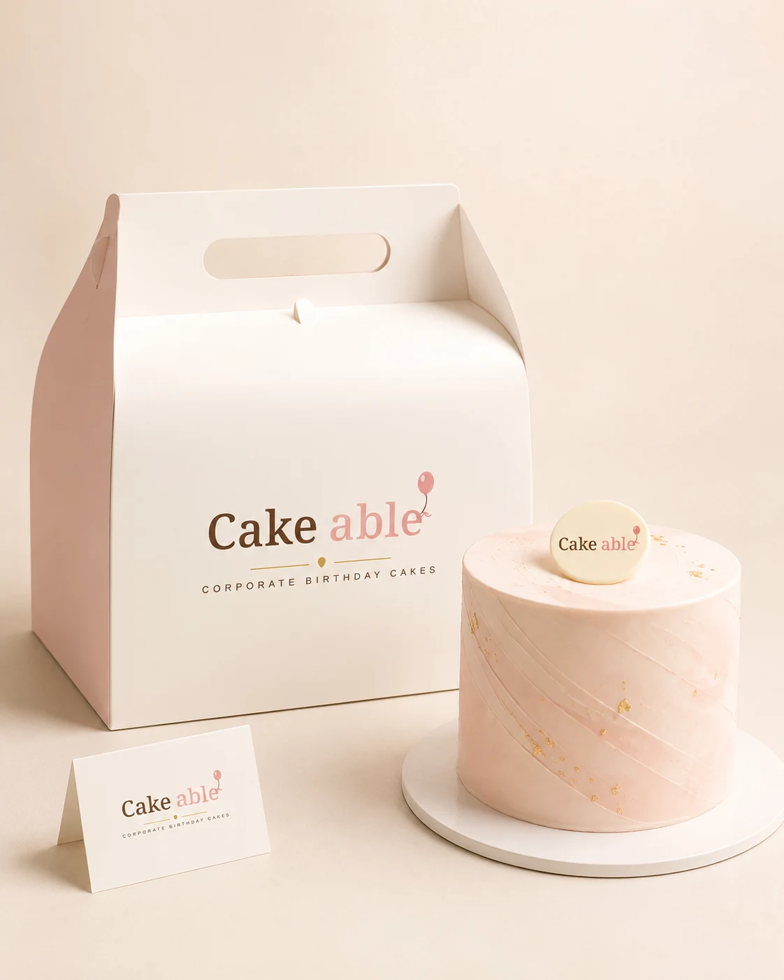 Minimal premium executive cake